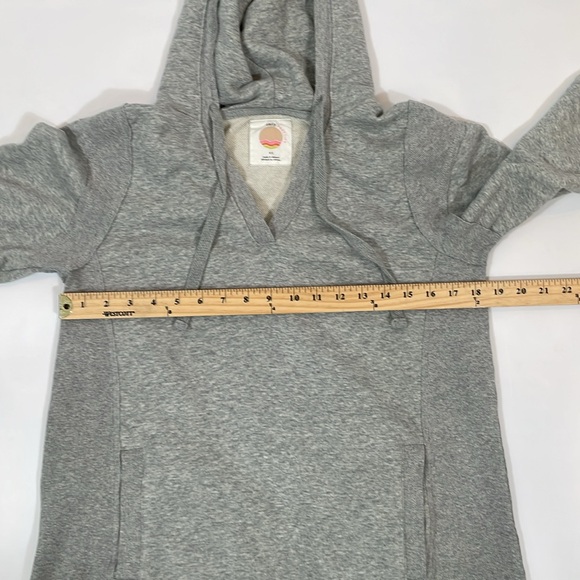 Anthropologie Daily Practice Dress Size XS Gray Hooded EUC - Picture 7 of 11